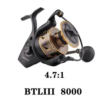 PENN Battle III Spinning Reel: Durable, Smooth, Saltwater Fishing, 5+1BB