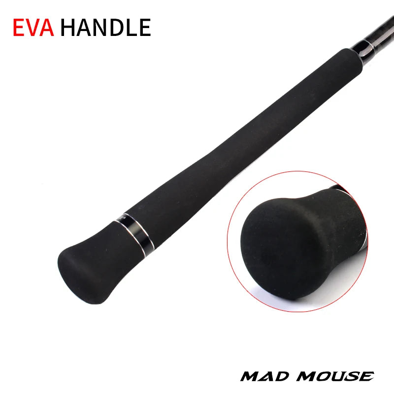 MADMOUSE Japan Fuji Parts Slow Jigging Fishing Rod 1.98M PE 3-6