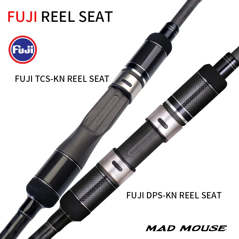 MADMOUSE Japan Fuji Parts Slow Jigging Fishing Rod 1.98M PE 3-6