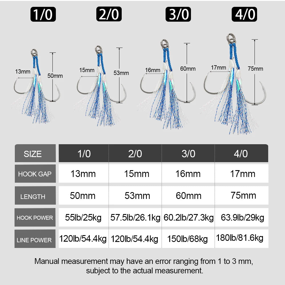 JIGGING PRO Assist Hooks