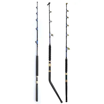 130lbs-200lbs Aluminum Bent/Straight Butt Trolling Rod for Big Game Fishing