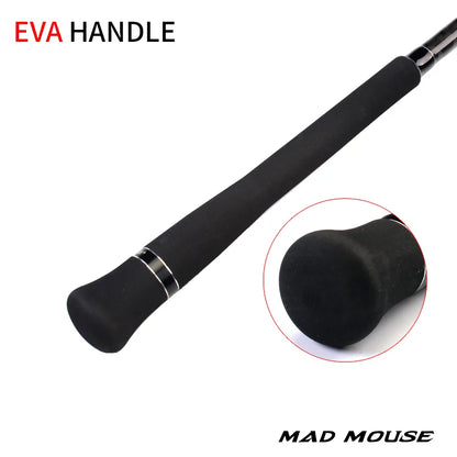 MADMOUSE Japan Fuji Parts Slow Jigging Fishing Rod 1.98M PE 3-6